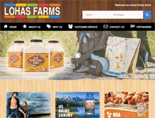 Tablet Screenshot of lohasfarms.com